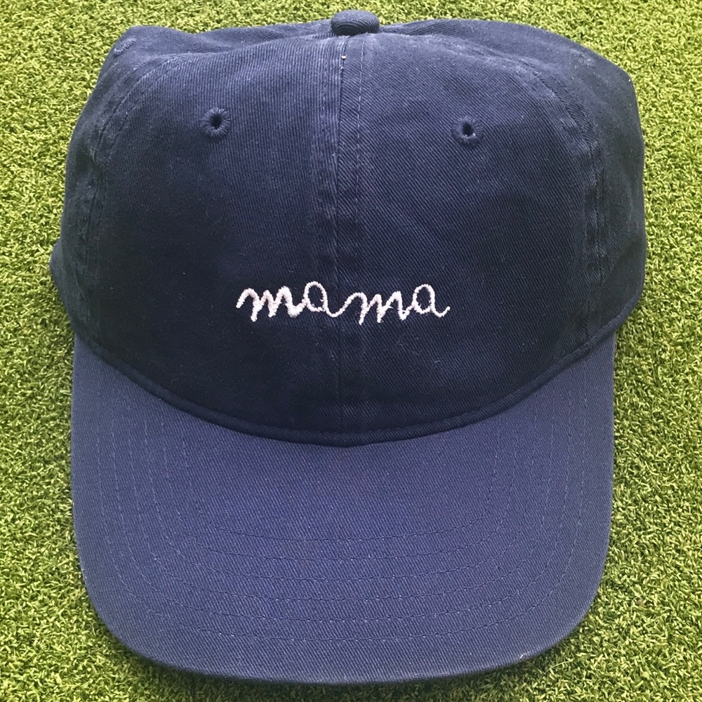 Navy mama hat